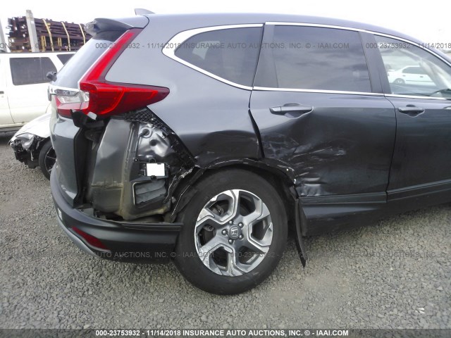 2HKRW1H8XHH507282 - 2017 HONDA CR-V EXL GRAY photo 6