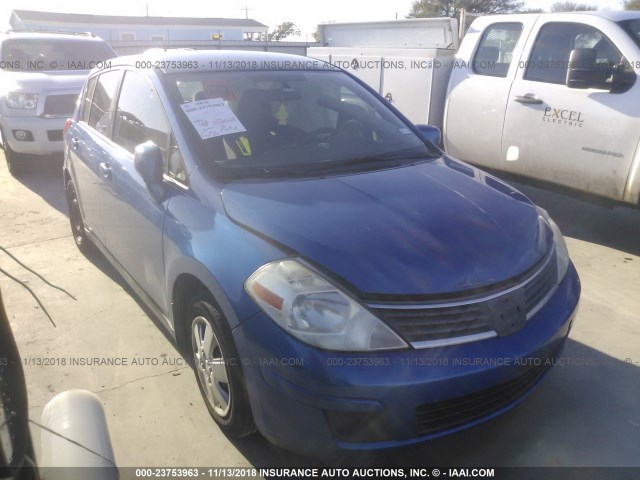 3N1BC13E67L449874 - 2007 NISSAN VERSA S/SL BLUE photo 1