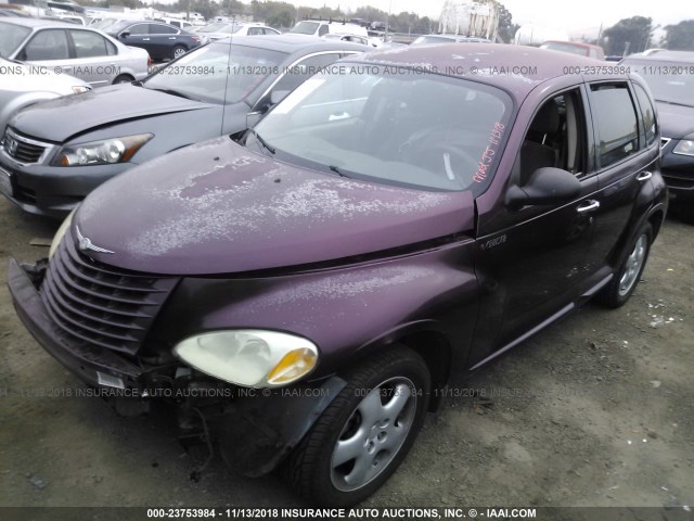 3C4FY58B32T345065 - 2002 CHRYSLER PT CRUISER TOURING BURGUNDY photo 2