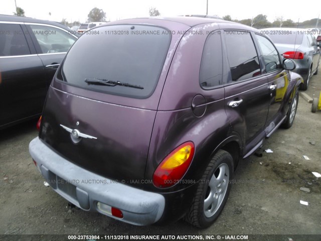 3C4FY58B32T345065 - 2002 CHRYSLER PT CRUISER TOURING BURGUNDY photo 4