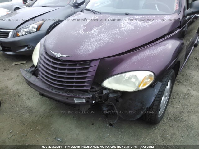 3C4FY58B32T345065 - 2002 CHRYSLER PT CRUISER TOURING BURGUNDY photo 6