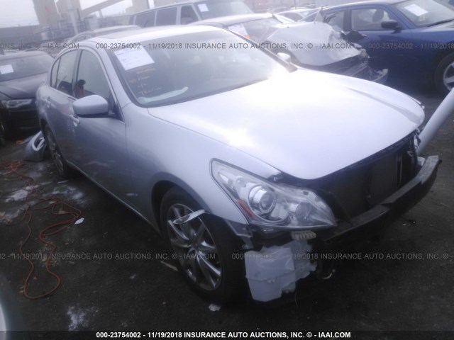 JN1CV6AR7DM760779 - 2013 INFINITI G37 SILVER photo 1