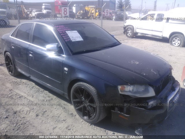 WAUGL78E26A094865 - 2006 AUDI S4 QUATTRO Dark Blue photo 1