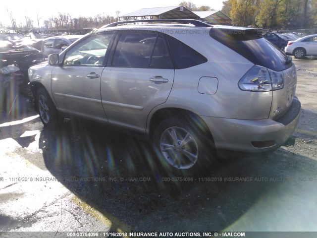 JTJHW31U360020737 - 2006 LEXUS RX 400 SILVER photo 3