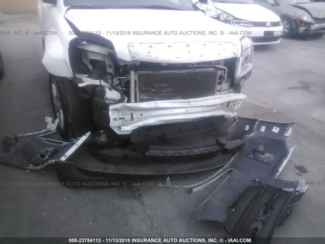 2GKALSEKXC6155138 - 2012 GMC TERRAIN SLE WHITE photo 6