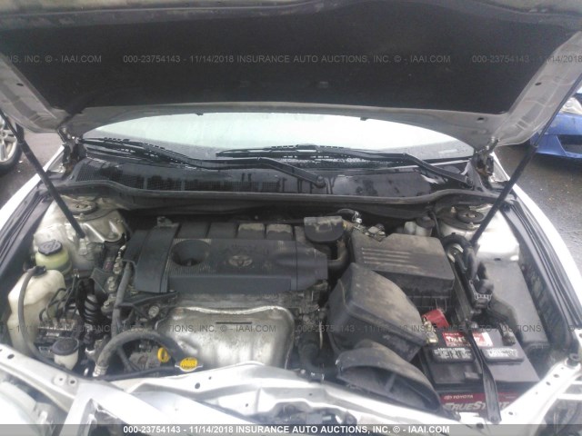 4T4BF3EK0BR133650 - 2011 TOYOTA CAMRY SE/LE/XLE 银色 照片 10