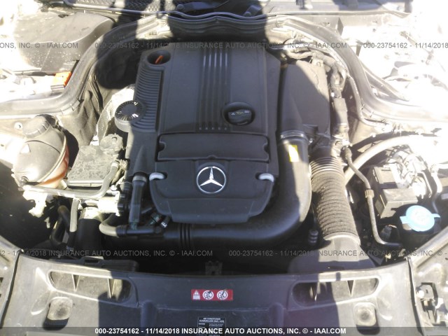 WDDGJ4HB3FG435304 - 2015 MERCEDES-BENZ C 250 WHITE photo 10