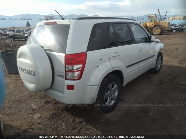 JS3TE944274204643 - 2007 SUZUKI GRAND VITARA XSPORT WHITE photo 4