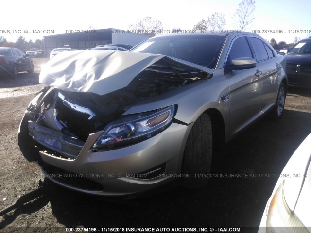 1FAHP2EW0BG103653 - 2011 FORD TAURUS SEL GOLD photo 2