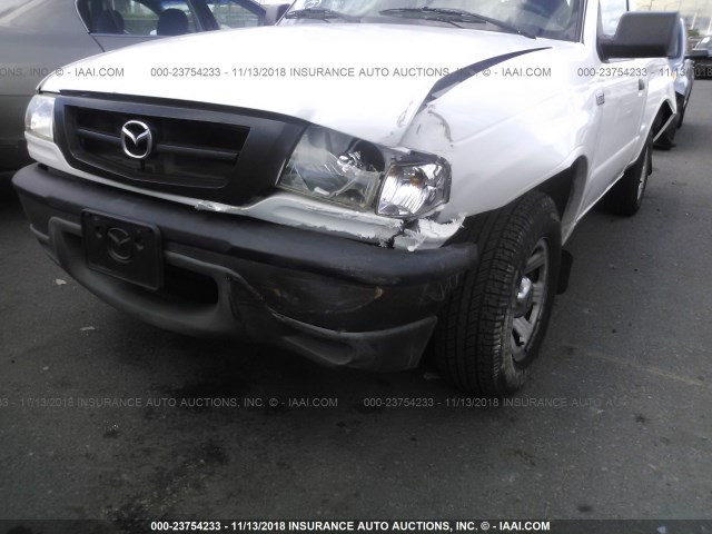 4F4YR12D48PM03374 - 2008 MAZDA B2300 WHITE photo 6