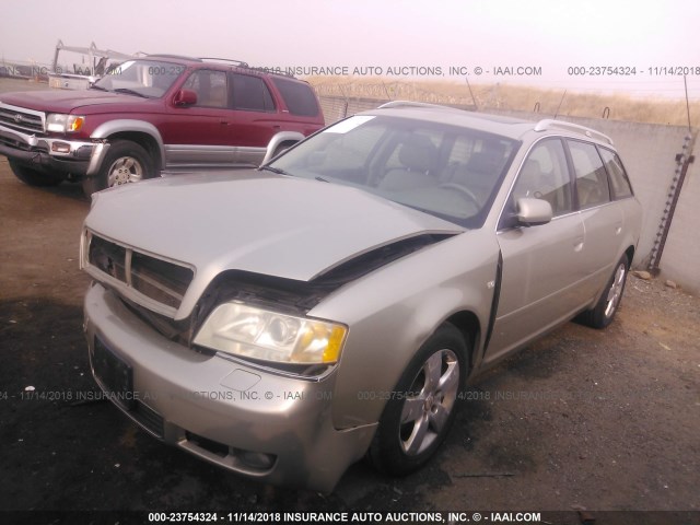 WAUVT64B13N062393 - 2003 AUDI A6 3.0 AVANT QUATTRO TAN photo 2