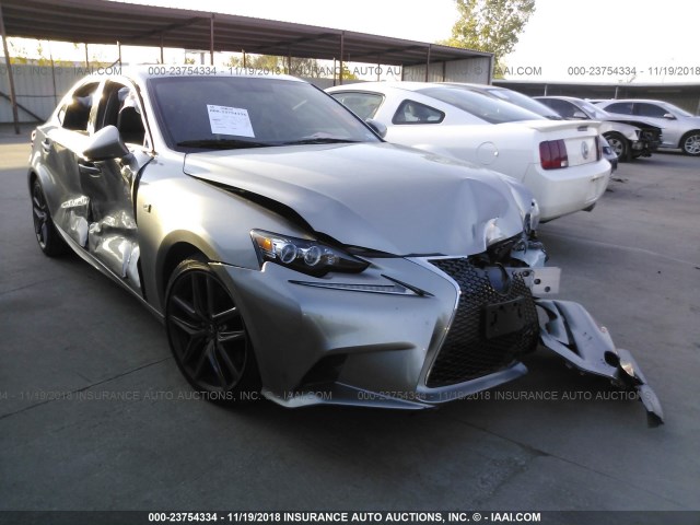 JTHBE1D25F5019536 - 2015 LEXUS IS 350 GRAY photo 1