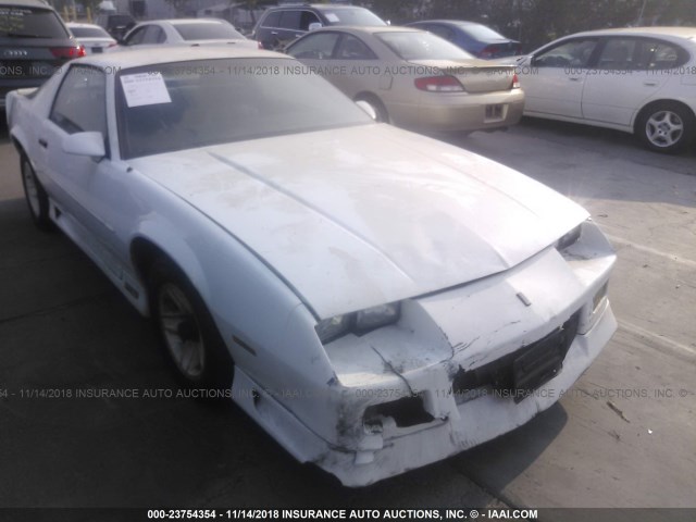 1G1FP23T2ML138904 - 1991 CHEVROLET CAMARO RS WHITE photo 1