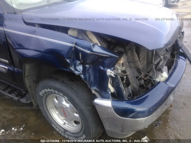 1GKEK13T01J102880 - 2001 GMC YUKON BLUE photo 6