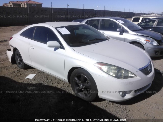 4T1CA38P04U007215 - 2004 TOYOTA CAMRY SOLARA SE/SLE WHITE photo 1