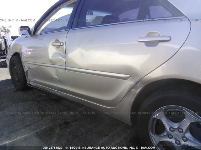 4T1BE32K95U013707 - 2005 TOYOTA CAMRY LE/XLE/SE BEIGE photo 6