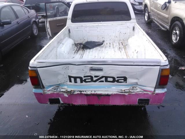 JM2UF3116H0572013 - 1987 MAZDA B2000 CAB PLUS WHITE photo 6