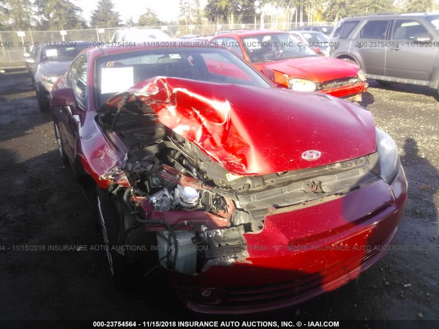 KMHHN66F17U250543 - 2007 HYUNDAI TIBURON GT/SE/GT LIMITED RED photo 6