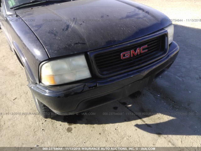 1GKCS18W41K246064 - 2001 GMC JIMMY BLACK photo 6