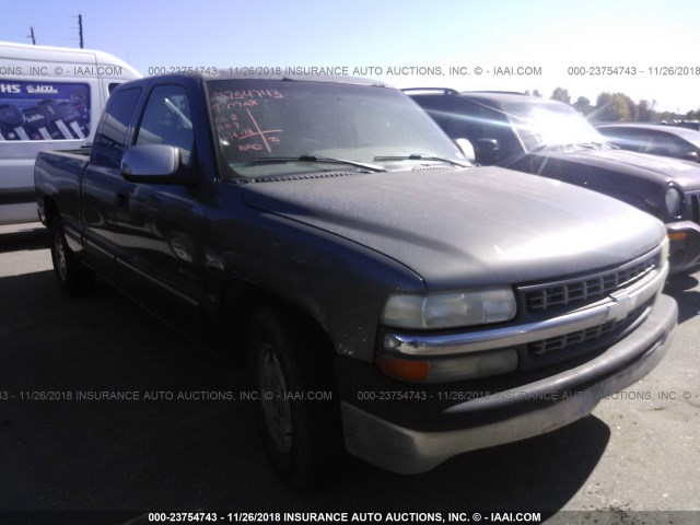 2GCEC19V2Y1234710 - 2000 CHEVROLET SILVERADO C1500 GRAY photo 1