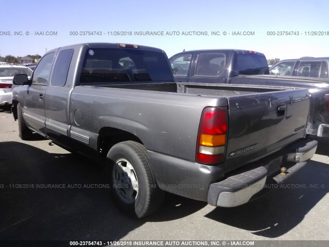 2GCEC19V2Y1234710 - 2000 CHEVROLET SILVERADO C1500 GRAY photo 3