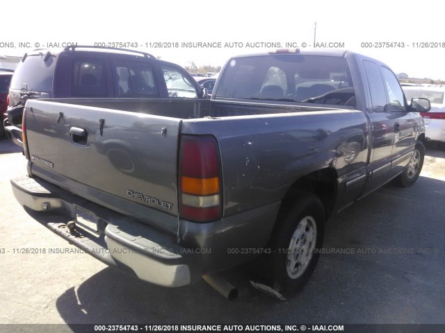 2GCEC19V2Y1234710 - 2000 CHEVROLET SILVERADO C1500 GRAY photo 4