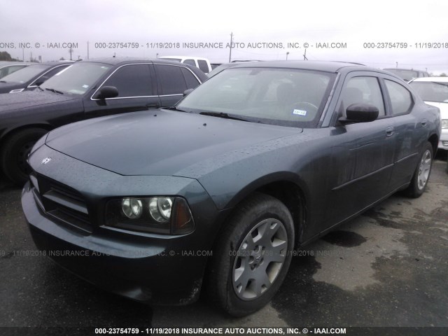 2B3KA43R96H309902 - 2006 DODGE CHARGER SE/SXT GRAY photo 2