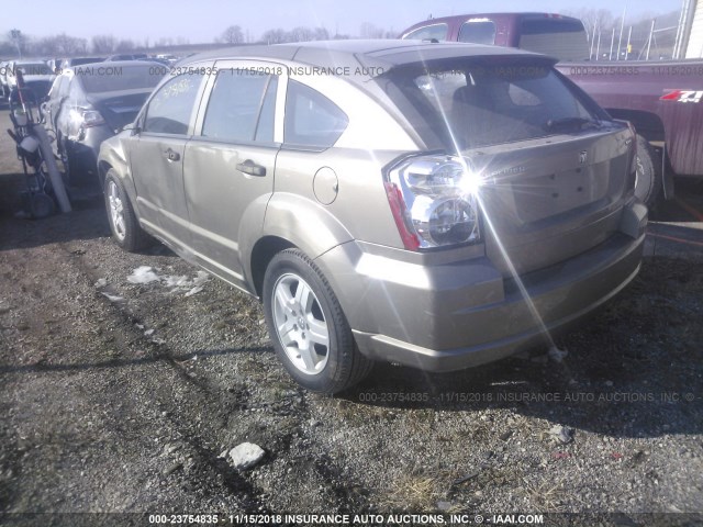 1B3HB48B88D624239 - 2008 DODGE CALIBER SXT SILVER photo 3