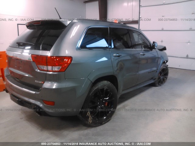 1C4RJFDJ5CC121135 - 2012 JEEP GRAND CHEROKEE SRT-8 GRAY photo 4