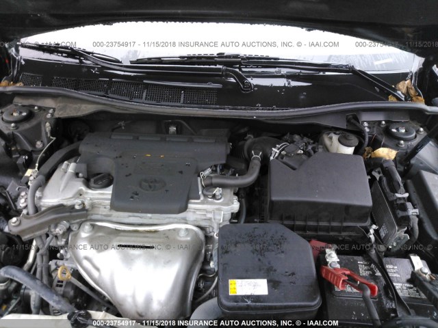 4T1BF1FK6GU208775 - 2016 TOYOTA CAMRY LE/XLE/SE/XSE BLACK photo 10