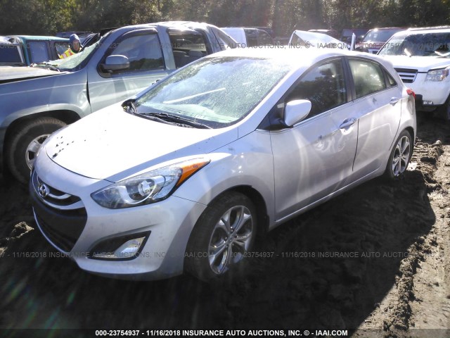 KMHD35LEXDU044224 - 2013 HYUNDAI ELANTRA GT SILVER photo 2