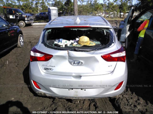 KMHD35LEXDU044224 - 2013 HYUNDAI ELANTRA GT SILVER photo 6