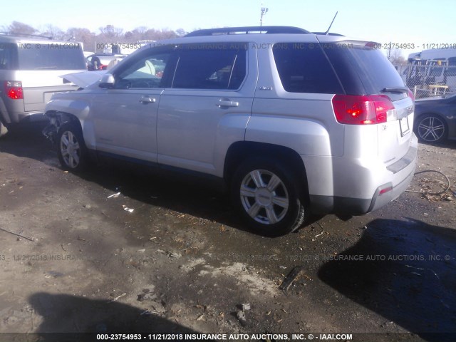 2GKFLWEK1E6217588 - 2014 GMC TERRAIN SLE SILVER photo 3