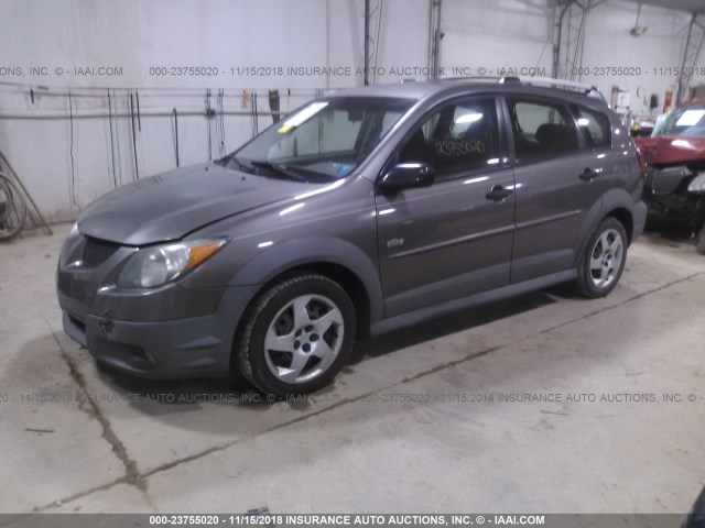 5Y2SL62894Z402154 - 2004 PONTIAC VIBE GRAY photo 2