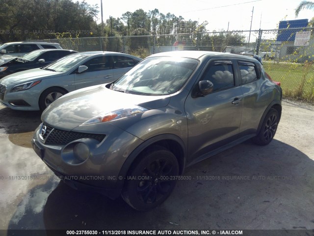 JN8AF5MV9DT207422 - 2013 NISSAN JUKE S/SV/SL GRAY photo 2