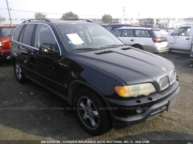 WBAFB33581LH10969 - 2001 BMW X5 4.4I BLACK photo 1