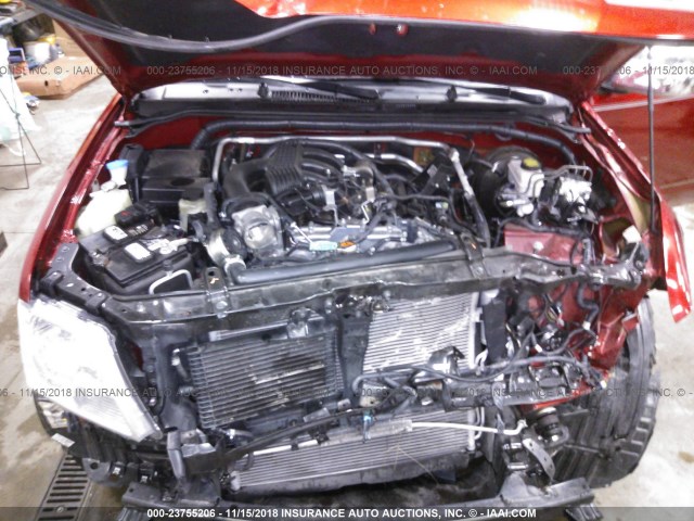 1N6AD0EV1HN747423 - 2017 NISSAN FRONTIER S/SV/SL/PRO-4X RED photo 10