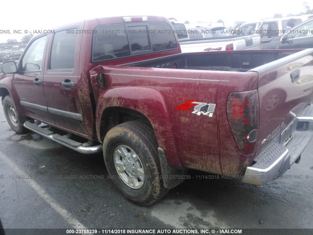 1GCDT136448142566 - 2004 CHEVROLET COLORADO BURGUNDY photo 6