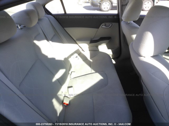 2HGFB2F53CH570725 - 2012 HONDA CIVIC SILVER photo 8