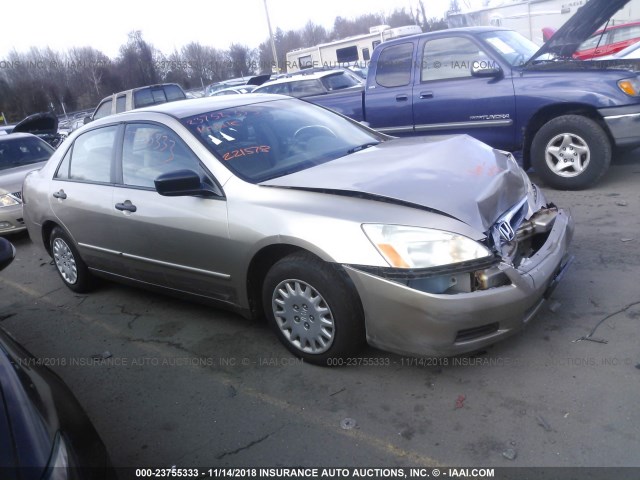 1HGCM56167A005756 - 2007 HONDA ACCORD VALUE GOLD photo 1