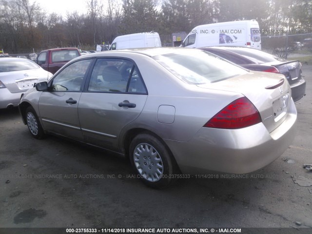 1HGCM56167A005756 - 2007 HONDA ACCORD VALUE GOLD photo 3