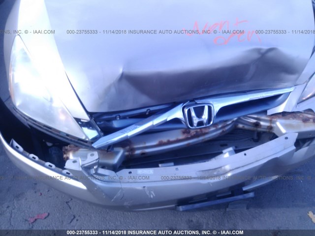 1HGCM56167A005756 - 2007 HONDA ACCORD VALUE GOLD photo 6