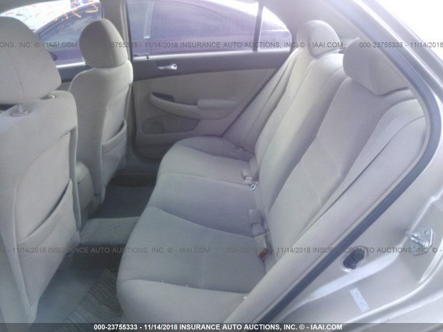 1HGCM56167A005756 - 2007 HONDA ACCORD VALUE GOLD photo 8