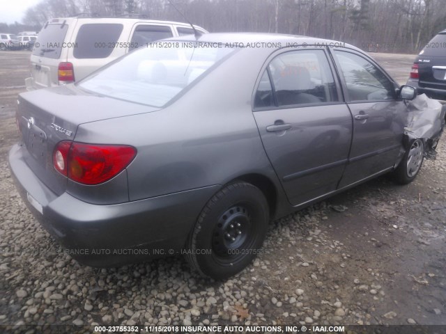 2T1BR32E23C128131 - 2003 TOYOTA COROLLA CE/LE/S GRAY photo 4