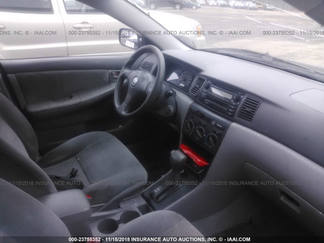 2T1BR32E23C128131 - 2003 TOYOTA COROLLA CE/LE/S GRAY photo 5