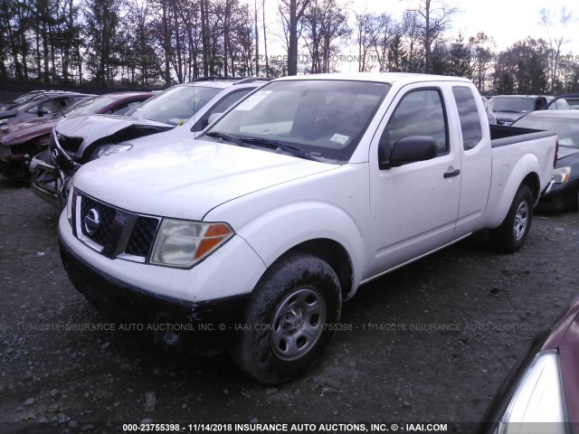 1N6BD06T67C454824 - 2007 NISSAN FRONTIER KING CAB XE WHITE photo 2