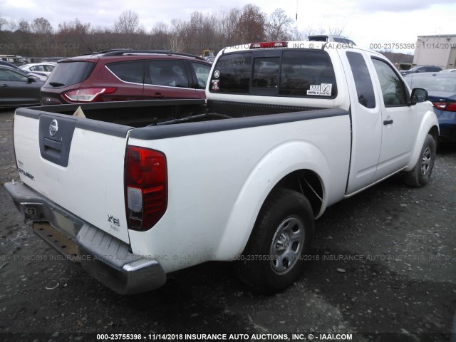 1N6BD06T67C454824 - 2007 NISSAN FRONTIER KING CAB XE WHITE photo 4