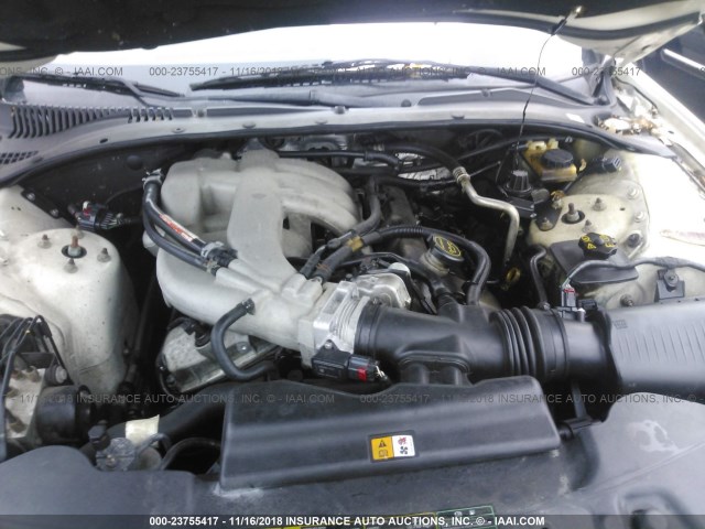 1LNHM86SX5Y620051 - 2005 LINCOLN LS WHITE photo 10