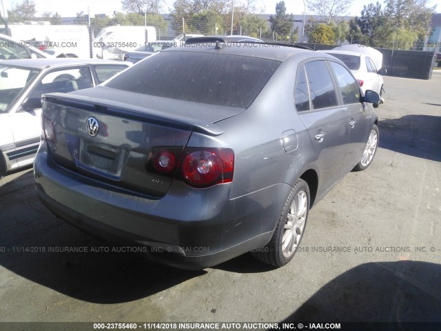 3VWRA71K28M184778 - 2008 VOLKSWAGEN JETTA WOLFSBURG 灰色 照片 4