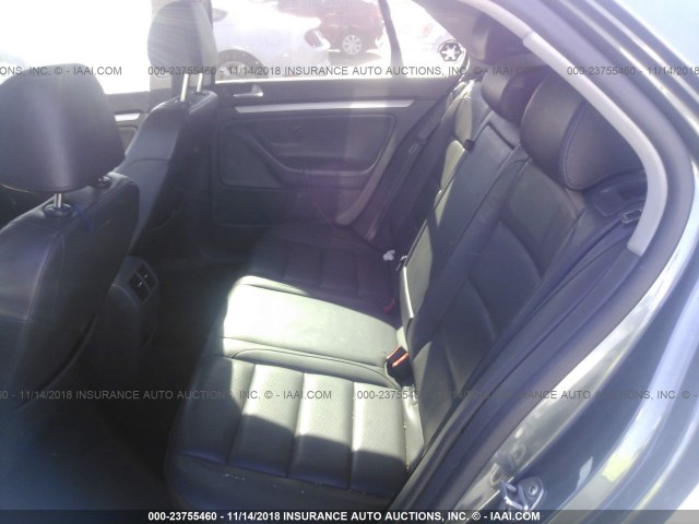 3VWRA71K28M184778 - 2008 VOLKSWAGEN JETTA WOLFSBURG 灰色 照片 8